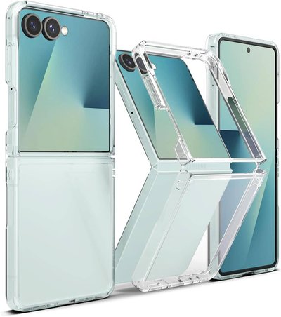 Entronix - Hard Back Case for Samsung Galaxy Z Flip 7 - Clear