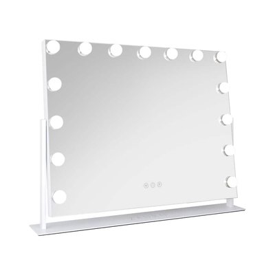 Zadro Hollywood Makeup Mirror - 25"x20", 15 Dimmable LED Bulbs