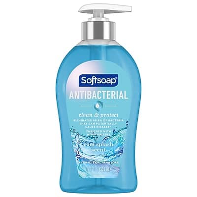 Softsoap - Antibacterial Liquid Hand Soap, Cool Splash, 11.25 Oz. (US07327A) - Blue