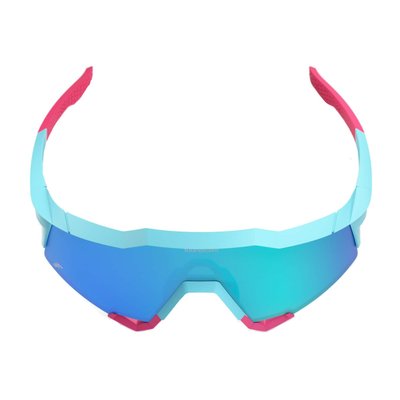 100% - 100 Percent Speedcraft LE Tatis 4 Soft Tact Sunglasses with TR90 Frame - Blue