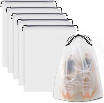 Auledio - 5Pcs Shoe Bag,Travel Shoe Bag with Drawstring,Waterproof for Men and Women, Travel, Home, Storage Bag