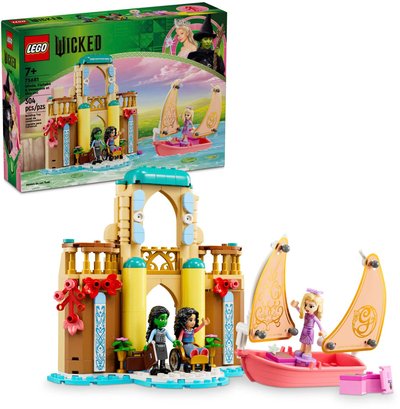 LEGO - Wicked Glinda, Elphaba & Nessarose at Shiz University, Dollhouse Toy, 75681
