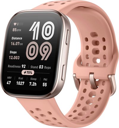 Amazfit - Bip 6 Smartwatch 50.03mm Silicone - Blush - (2025)