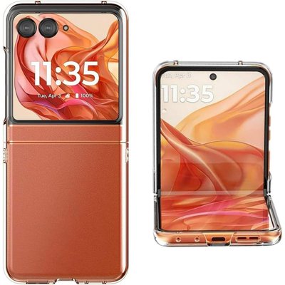 Entronix - Hard Back Case for Motorola Razr Plus 2024 - Ultimate Protection and Style - Clear