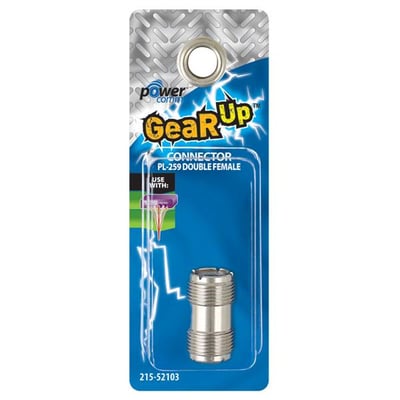 Power Comm Coax Connector Double Female