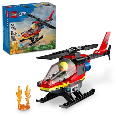LEGO Fire Rescue Helicopter 60411 Building Set