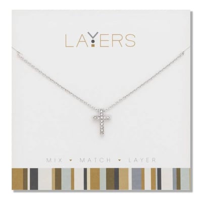 Layers Cross Necklace