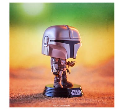 Star Wars Funko POP! Book of Boba Fett Mando wi th Pouch