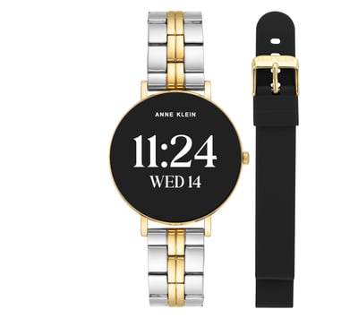 Anne Klein Prism 38mm Smart Watch w/ 2 Watch Bands