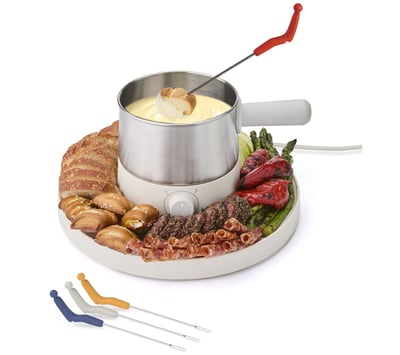 Sharper Image 1-Qt Electric Fondue Maker Set