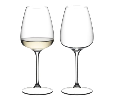 RIEDEL Set of (2) GRAPE@RIEDEL White Wine/Champ agne Glasses