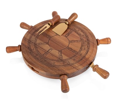 Toscana Lazy Susan Charcuterie Cheese Board & T ool Set