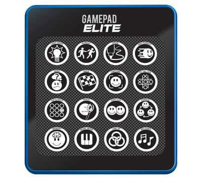 ShWk 10/13 GamePad Elite Handheld Game w/ Light Show w15 Games