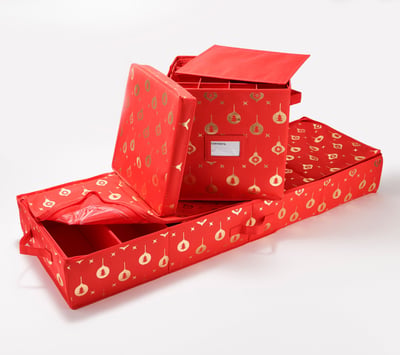 Tidy & Co. Holiday Storage Ornament Box & Multi Purpose Storage