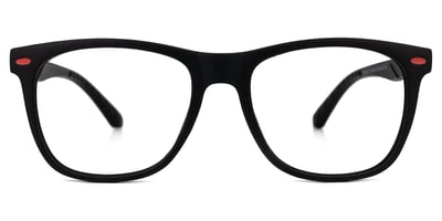 Zeelool Optical Zeelool Unisex's Rectangle Black TR90 Prescription Glasses