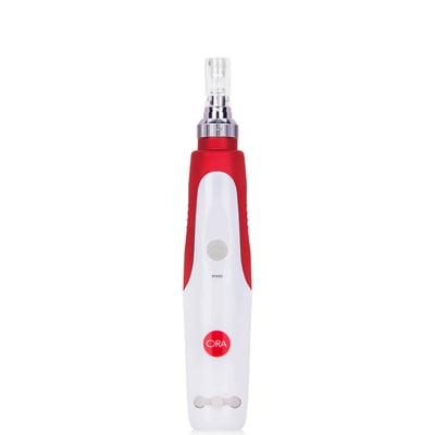 ORA Electric Microneedle Derma Pen Set - 4 Pieces for Glowing Skin
