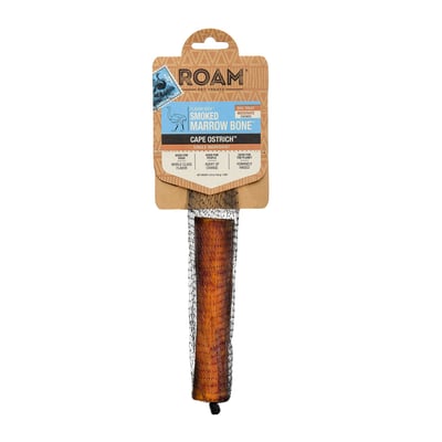 ROAM® Smoked Marrow Dog Bone Treat - Cape Ostrich