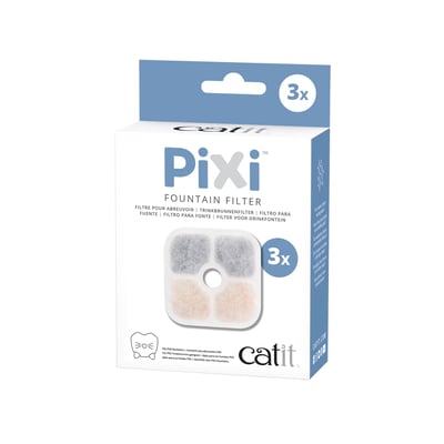 Catit PIXI Cat Drinking Water Fountain Filters - 3 Pack | PetSmart Size: C