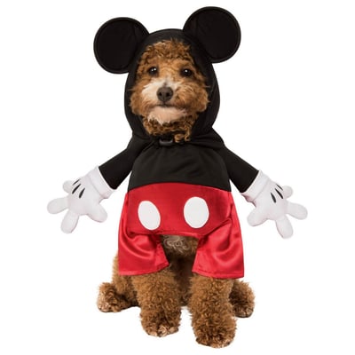 Rubies Rubie's Pet Shop Halloween Mickey Mouse Walker Dog and Cat Costume in Red, Size: Small | Polyester PetSmart - Explore this product in more detail!