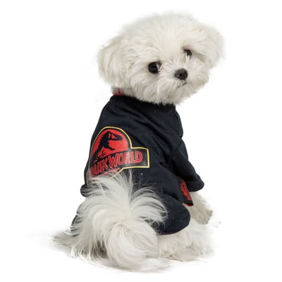 Licensed Brand Jurassic World Dog T-Shirt in Black, Size: XS | PetSmart