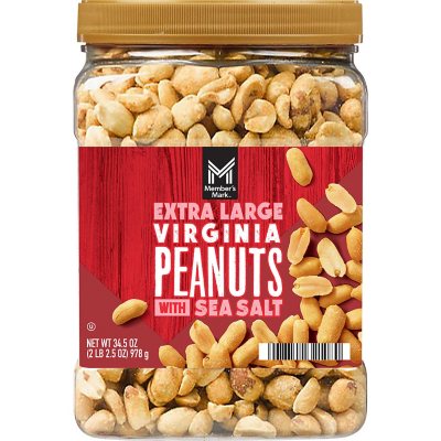 Member's Mark Extra Large Virginia Peanuts, 34.5 oz. - Explore this product in more detail!