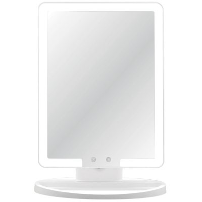 Large Lighted Makeup Mirror with Edge LED Lights by Thinkspace
