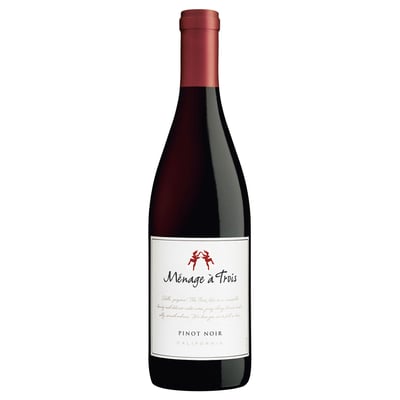 Menage a Trois Pinot Noir Red Wine, 750 ml