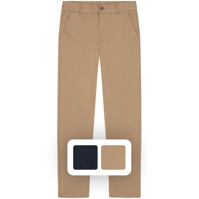 Nautica Boys Uniform Pant Khaki 5:- 5, Khaki