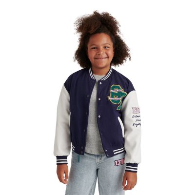 Limited Too Varsity Jacket Blue M 10:- Blue, M 10