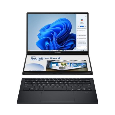 ASUS Zenbook DUO 14' WUXGA OLED Dual Touchscreen Windows Laptop Intel Core Ultra 9 185H 16GB RAM 1TB SSD 2-Year