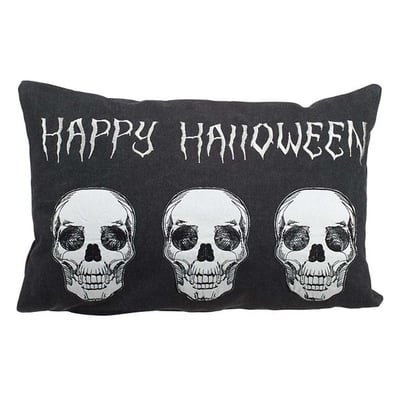 Allstate Floral Skulls Halloween Pillow