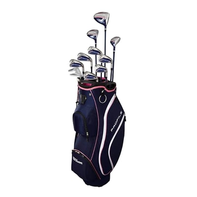 Women's Wilson Profile Complete Golf Set with Cart Golf Bag