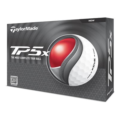 TaylorMade 2024 TP5X Golf Balls, Men's, White