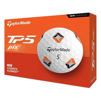 TaylorMade 2024 TP5 pix 3.0 Golf Balls, Men's, White