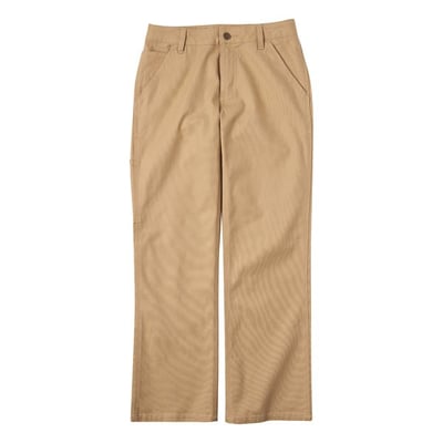 Boys' Carhartt Rugged Flex® Canvas Work Utility Pants 6 Dark Khaki Regular