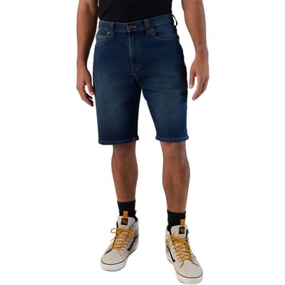 Men's Dickies Mens 11" Flex 5-pocket Jean Shorts 32 Denim Medium Wash