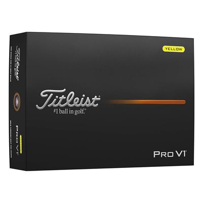Titleist Pro V1 Golf Ball #1-#4 12-Ball Pack Yellow