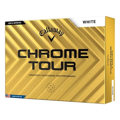 Callaway 2024 Chrome Tour Golf Balls, Men's, White