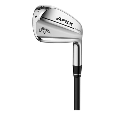 Callaway Apex Ti Fusion 250 Plated Irons – RIGHT – 5-PW,AW – DG MID 90 R – Golf Clubs