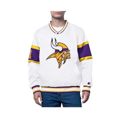 Minnesota Vikings G-III Signal Mid Softshell Jacket Small White