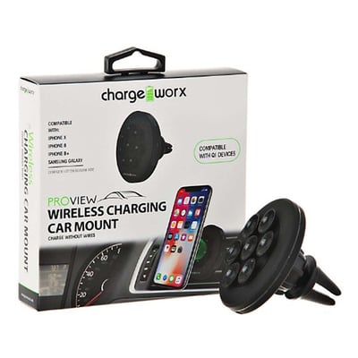 Chargeworx Wireless Air Vent Charging Car Mount