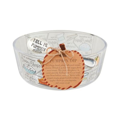 Mud Pie Pumpkin Dip Recipe Tidbit Set