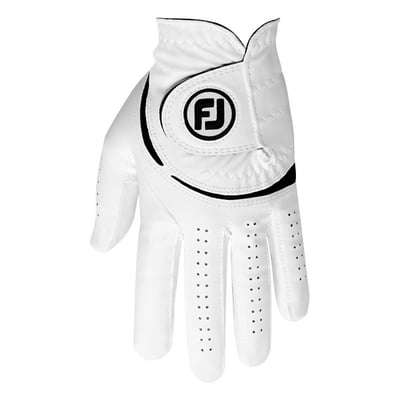 WeatherSof 2023 Men’s Golf Glove, White/Black, LH – FootJoy