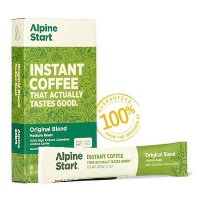 Alpine Start Original Blend Medium Roast Instant Coffee