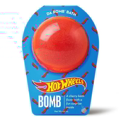 Da Bomb Hot Wheels Red Bath Bomb for Kids