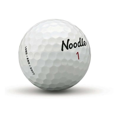 Noodle Long and Soft Golf Balls 15pk, White