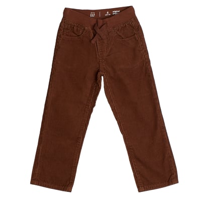 Gap Corduroy Straight Pants 434994 for Baby Boys - Brown - Size 2Y