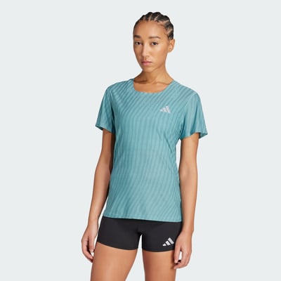 adidas Performance Womens Adi365 Running CLIMACOOL+ T-shirt - Turquoise - Size Small