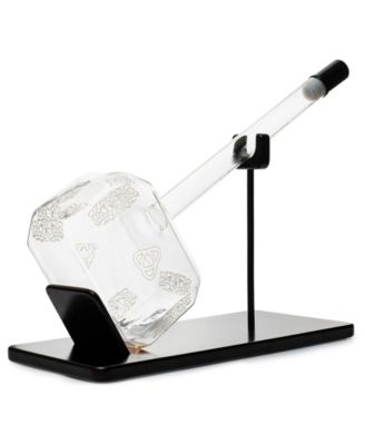 The Wine Savant Thor Hammer Whiskey and Wine Decanter, 3500 ml - Clear
