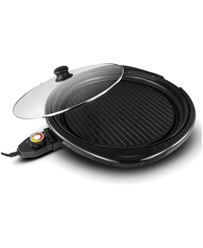 Elite Cuisine 14-Inch Electric Indoor Grill - Black